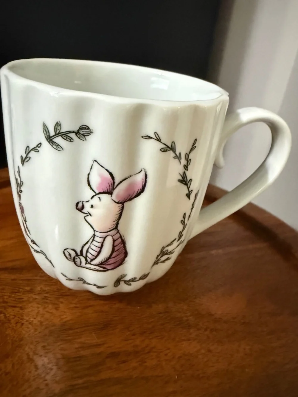 Disney Winnie the Pooh Piglet Mug Zrike Brands Floral Cottagecore Ceramic NEW